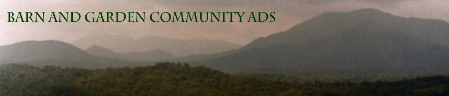 Barn And Garden Community Ads